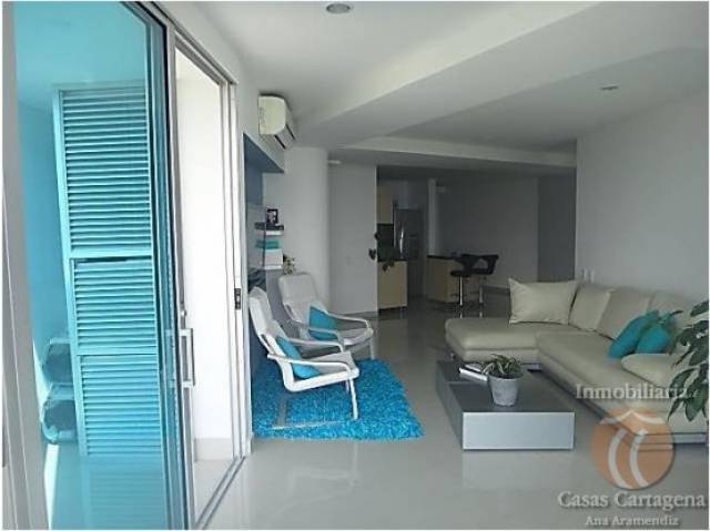 APARTAMENTO EN VENTA 2 HABITACIONES FRENTE A LA PLAYA EN CARTAGENA