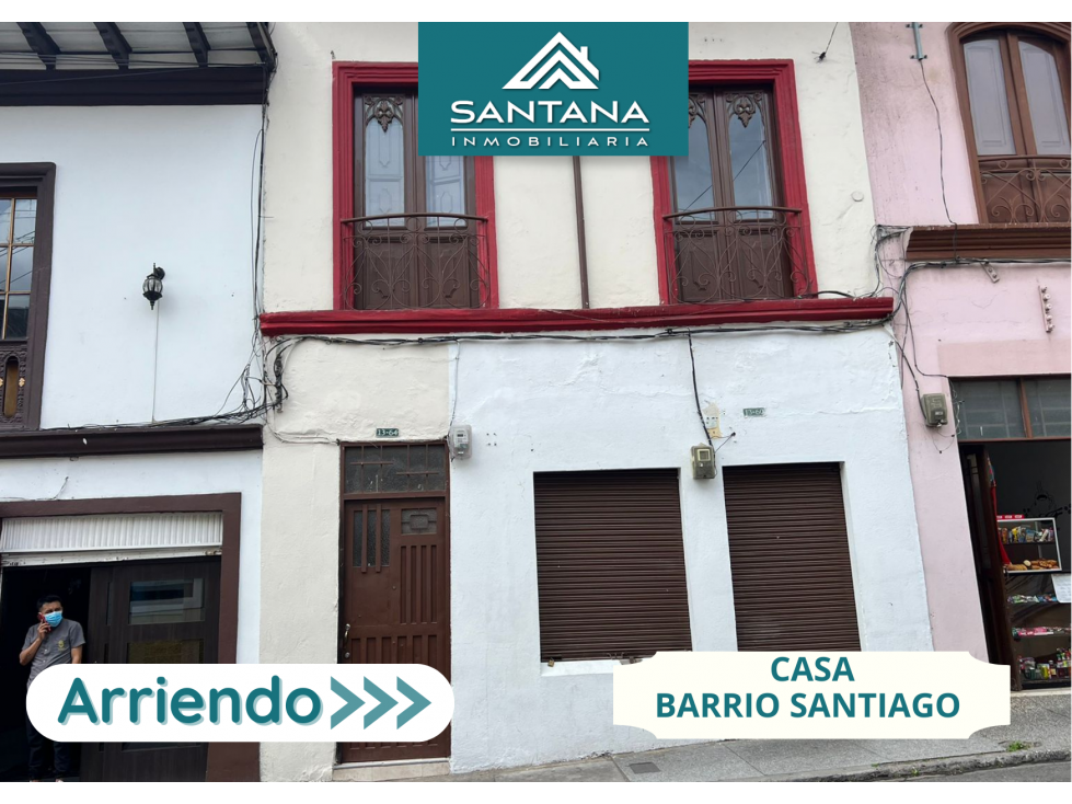 arriendo casa sector santiago