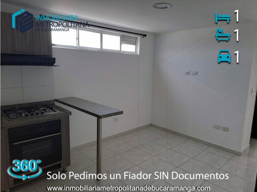 ARRIENDO APARTA-ESTUDIO RIALTO CONDOMINIO SAN  FRANCISCO BUCARAMANGA