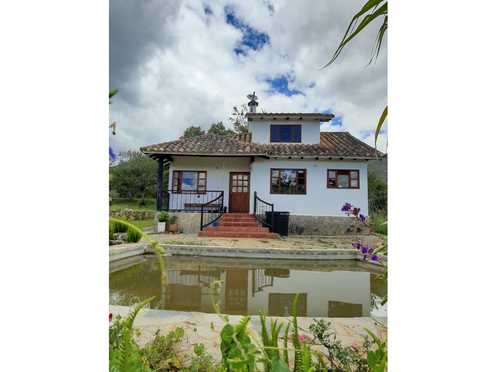 VENDO CASA CAMPESTRE EN VEREDA SABANA - VILLA DE LEYVA