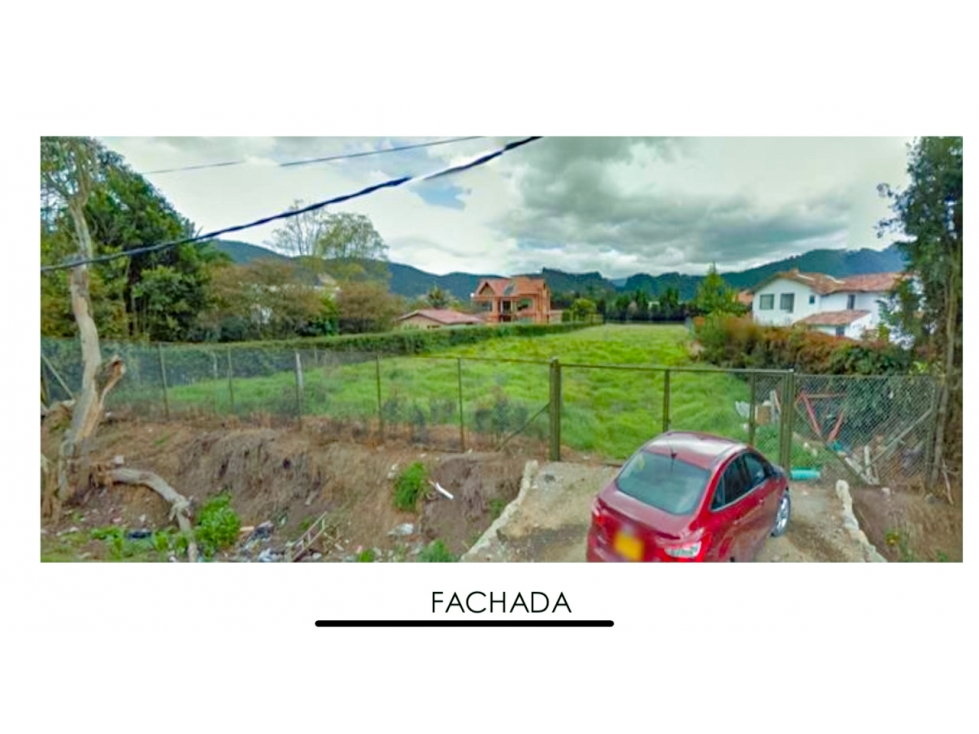 Lote para la venta en vereda Fagua Chia, Cundinamarca