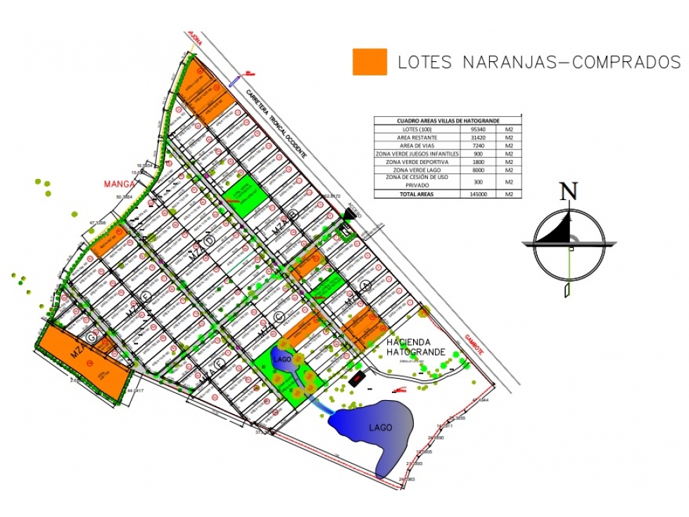 VILLAS DE HATOGRANDE, LOTES Y CASAS CAMPESTRE EN ARJONA, BOLIVAR, COL.