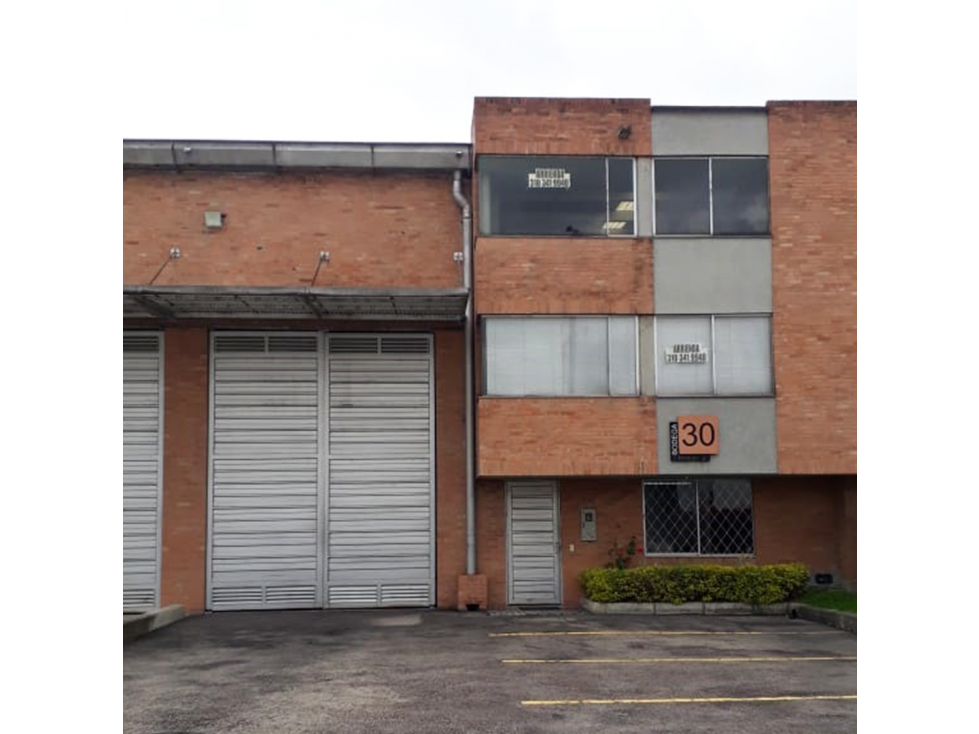 Bodega para Alquiler en Cota