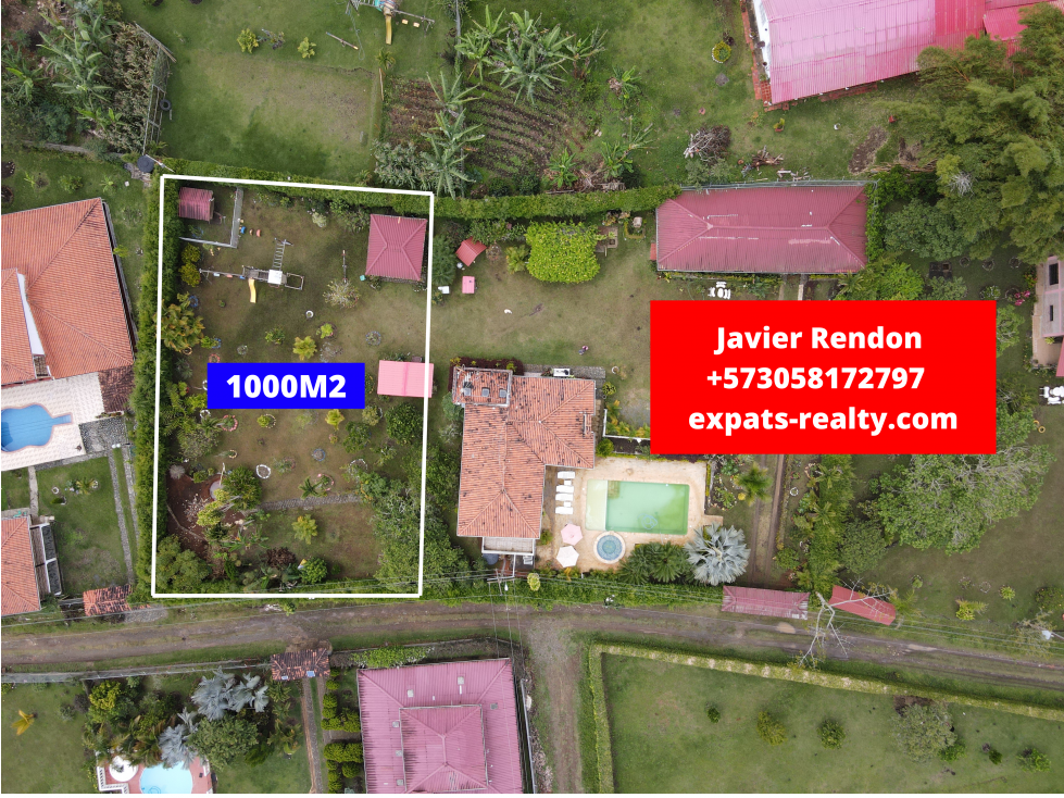 Vendo Lote en Pavitas, La Cumbre, Valle del Cauca 1000m2