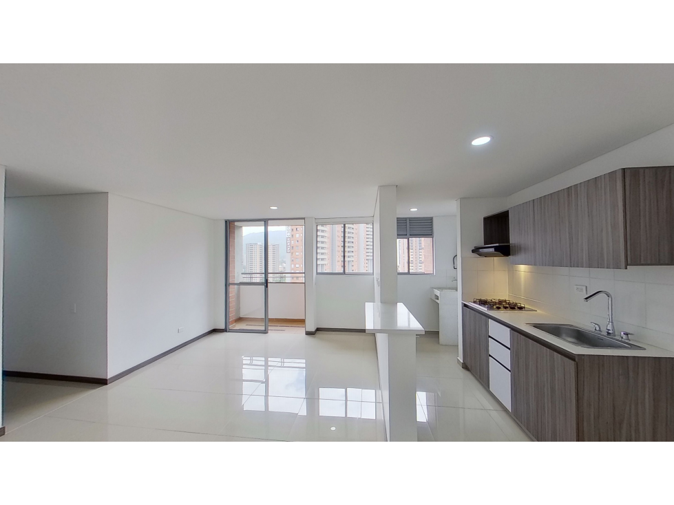 Apartamento en venta en exclusiva unidad cerrada en ditaires itaguí HB