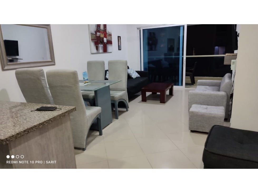 ENCANTADOR APARTAMENTO AMOBLADO EN VENTA CARTAGENA