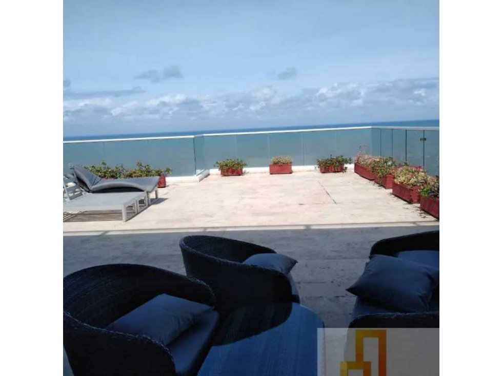 Penthouse duplex con vista al mar en venta en Cartagena